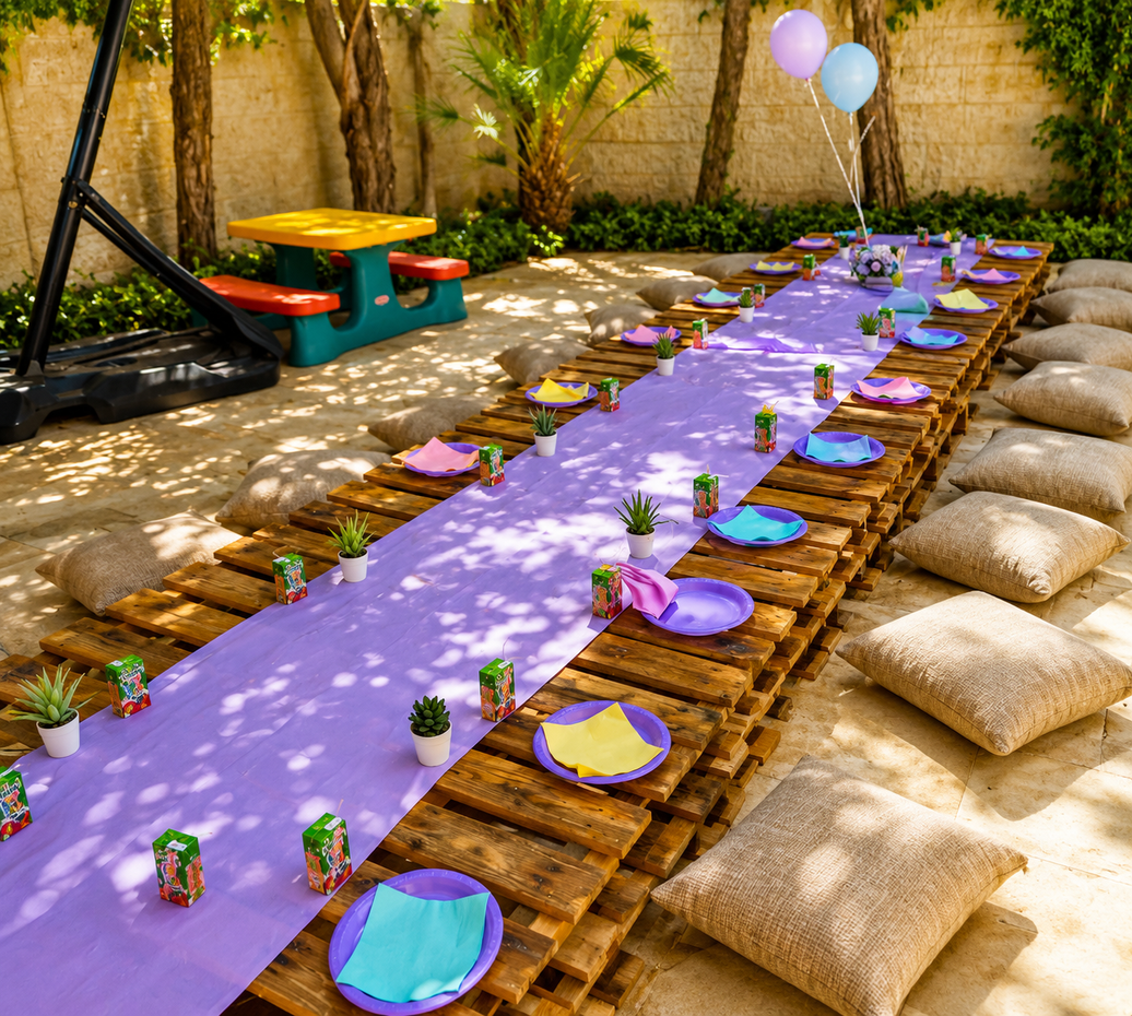 Wood Pallets and 20 Cushions