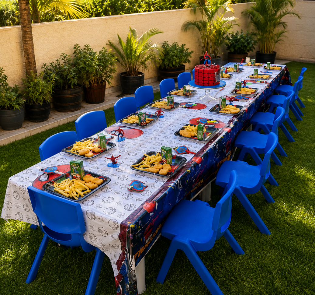 4 tables and 24 chairs
