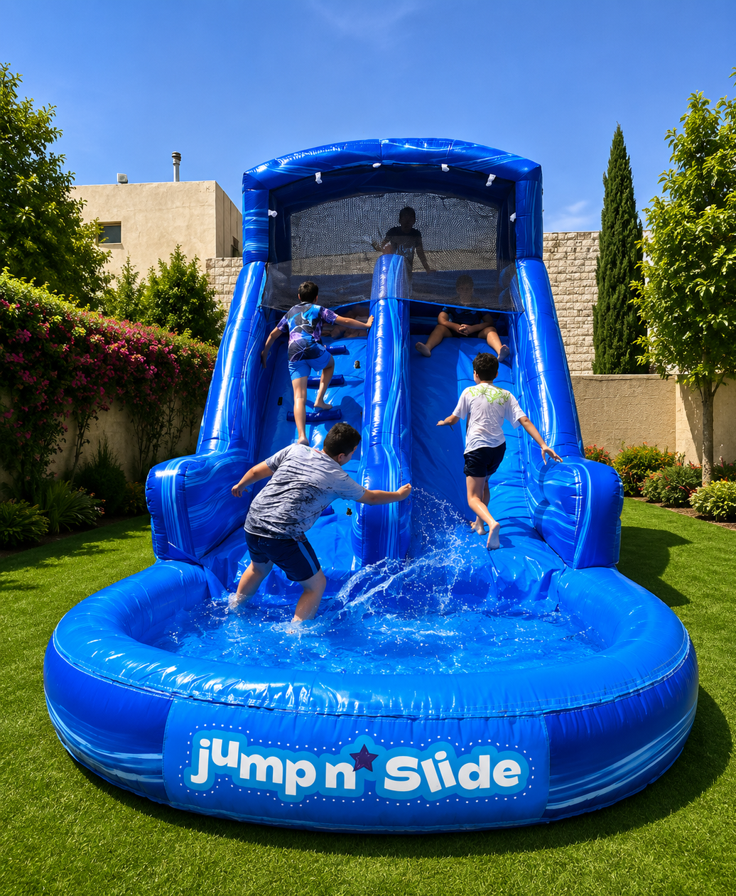 Blue Water Slide (7mx3m)
